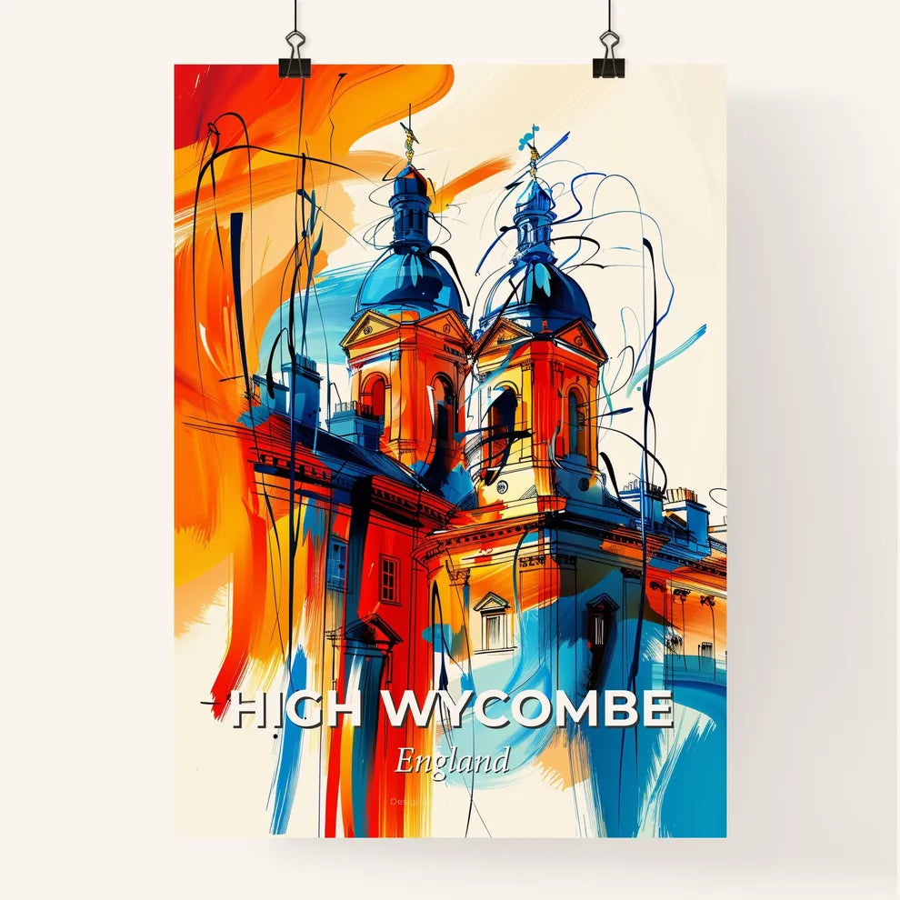 Vibrant High Wycombe, England Poster