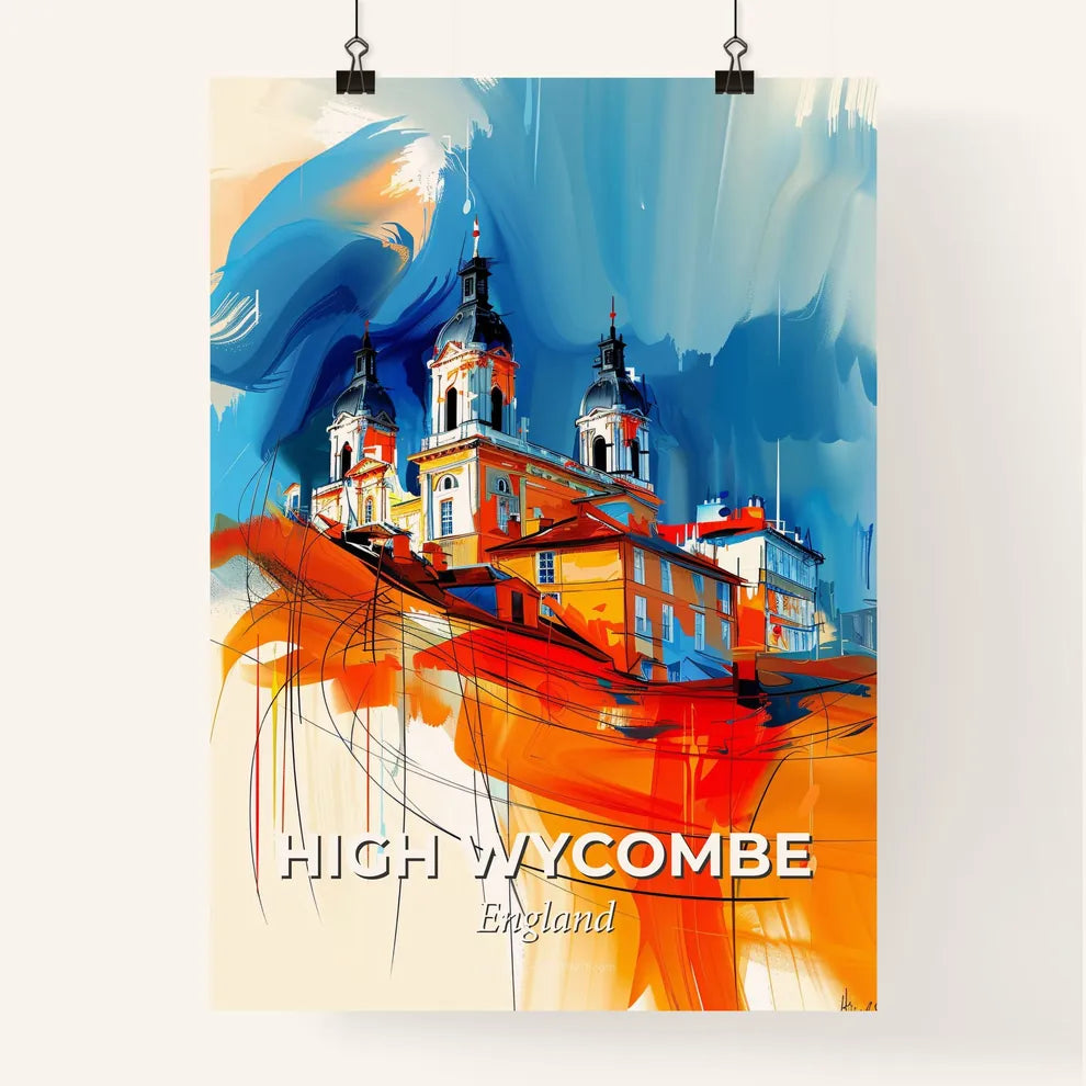 Vibrant High Wycombe, England Poster