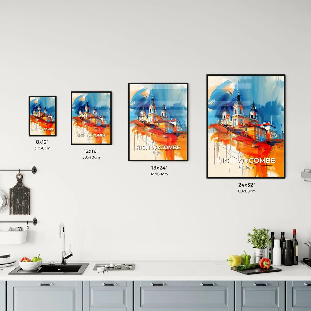 Vibrant High Wycombe, England Kitchen Art