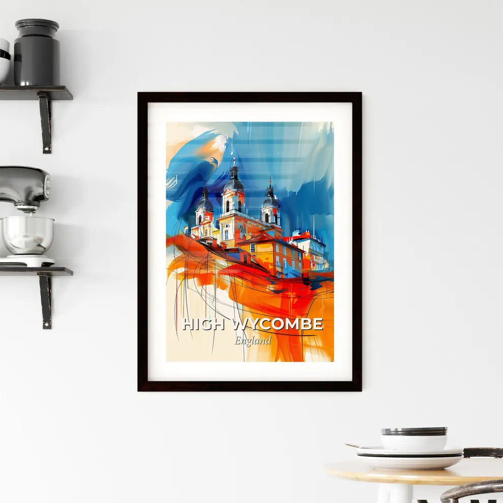 Vibrant High Wycombe, England Framed Print