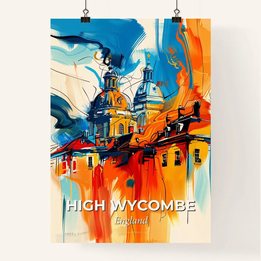 Vibrant High Wycombe, England Poster