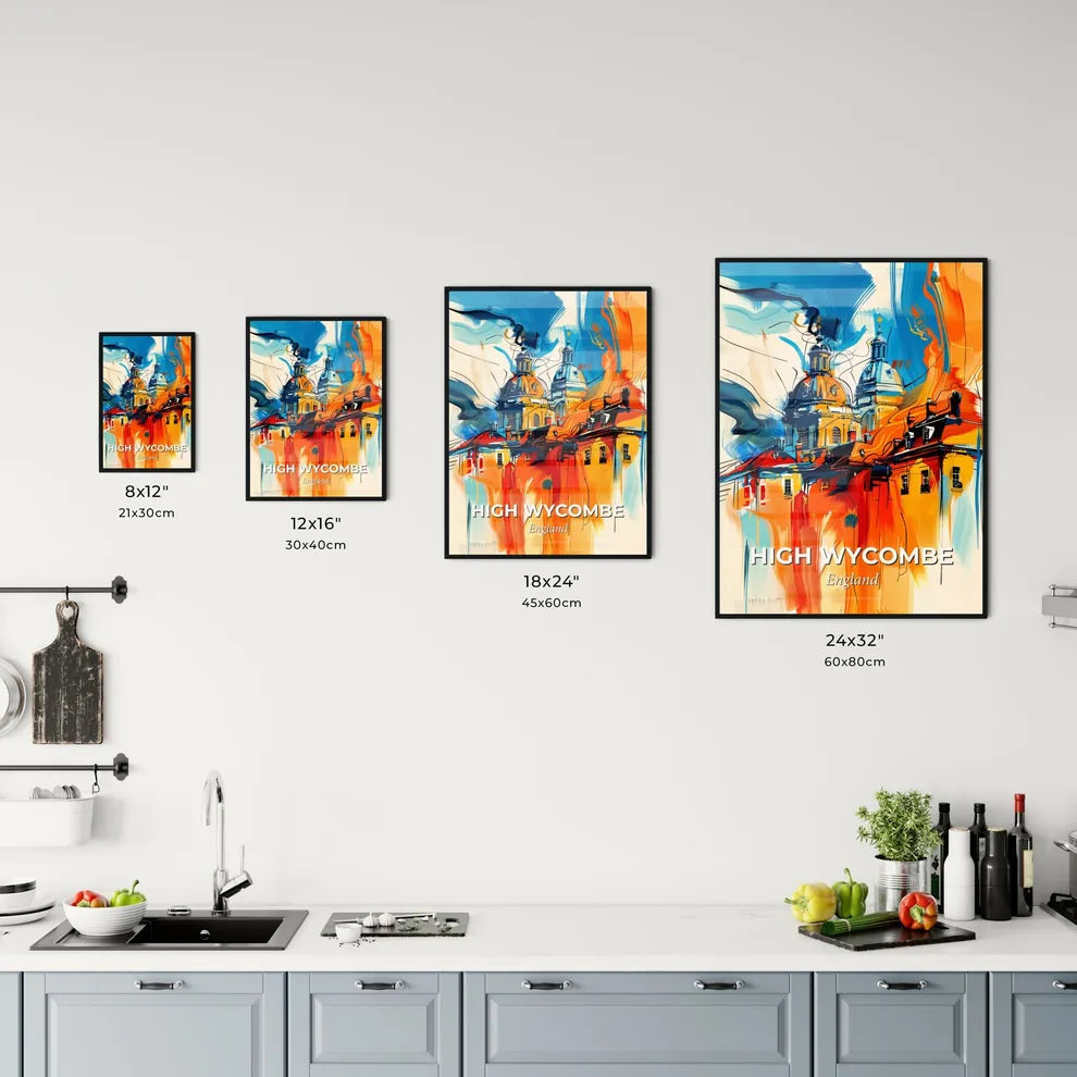 Vibrant High Wycombe, England Kitchen Art