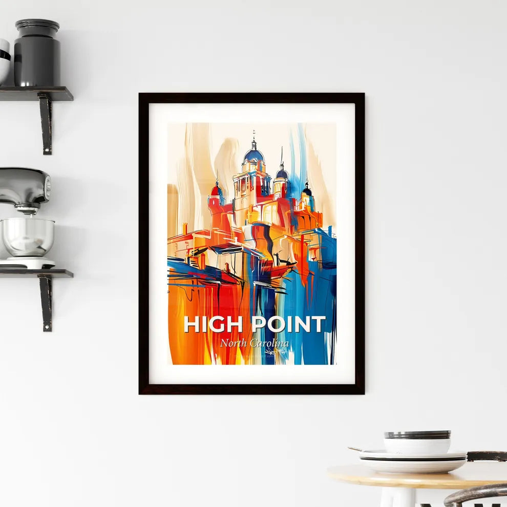 Vibrant High Point, North Carolina Framed Print