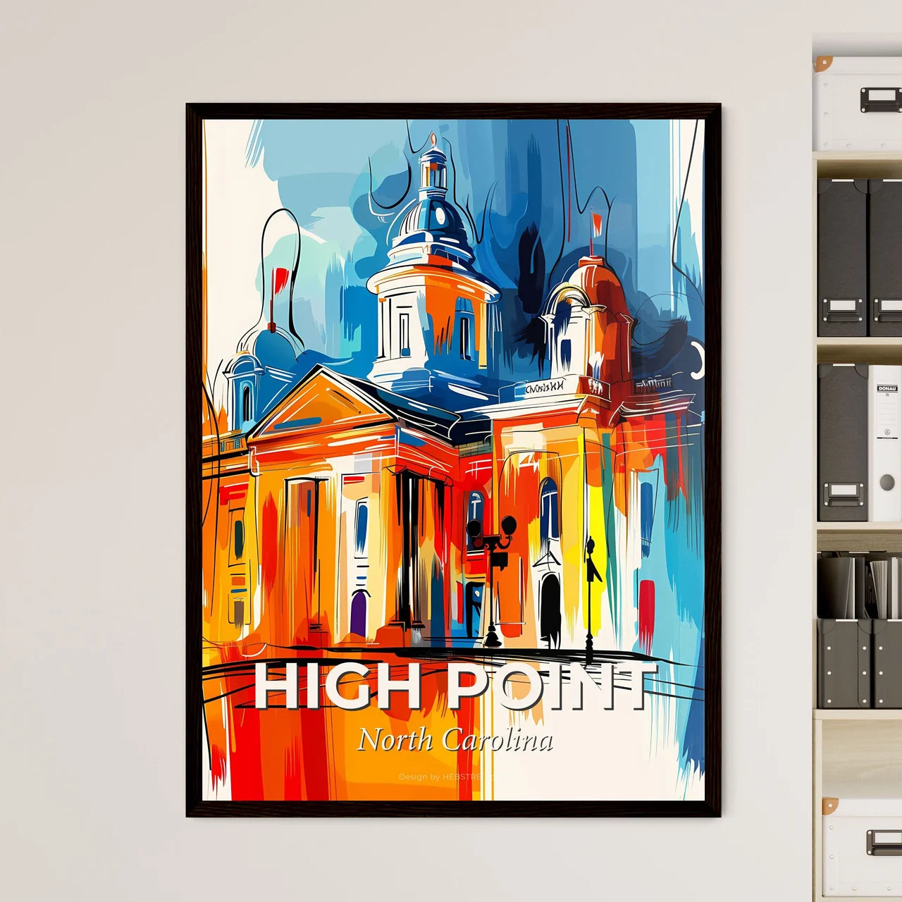Vibrant High Point, North Carolina Art Print