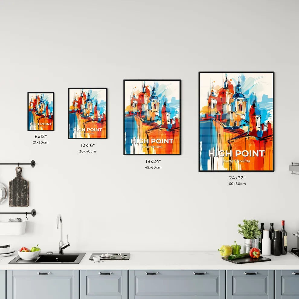 Vibrant High Point, North Carolina Kitchen Art