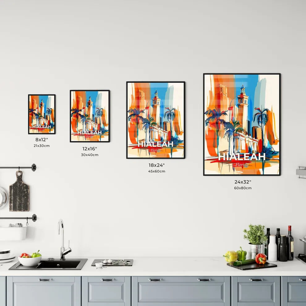 Vibrant Hialeah, Florida Kitchen Art