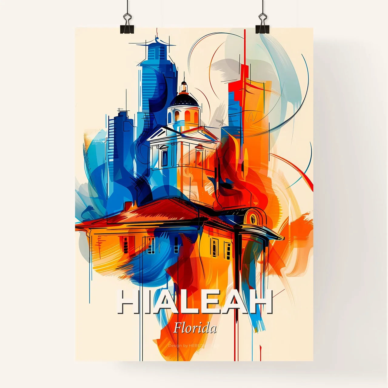 Vibrant Hialeah, Florida Poster