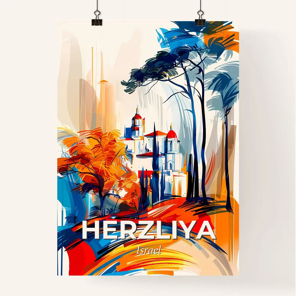Vibrant Herzliya, Israel Poster