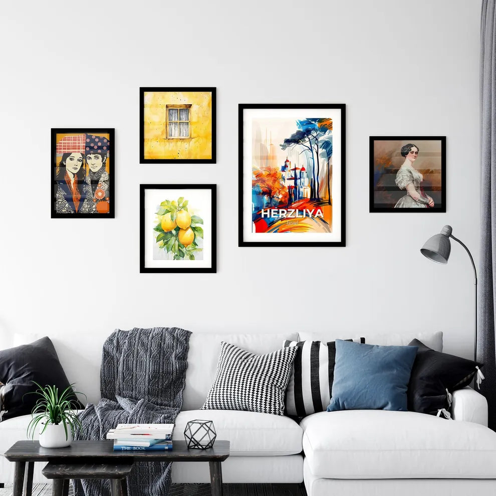 Vibrant Herzliya, Israel Wall Art Collection
