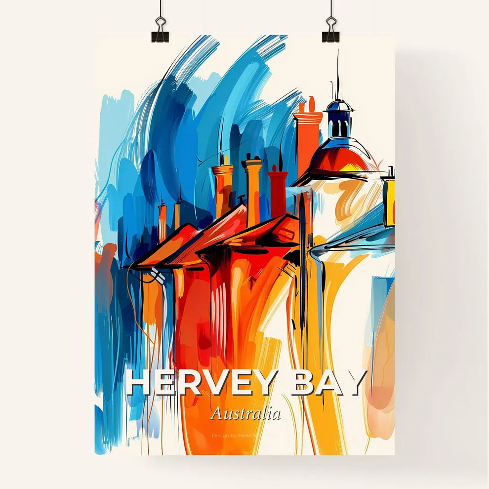 Vibrant Hervey Bay, Australia Poster