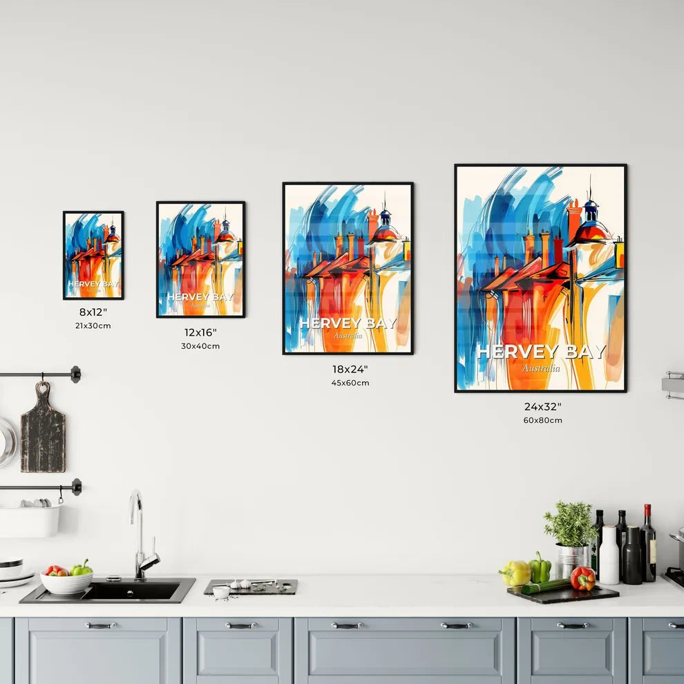 Vibrant Hervey Bay, Australia Kitchen Art