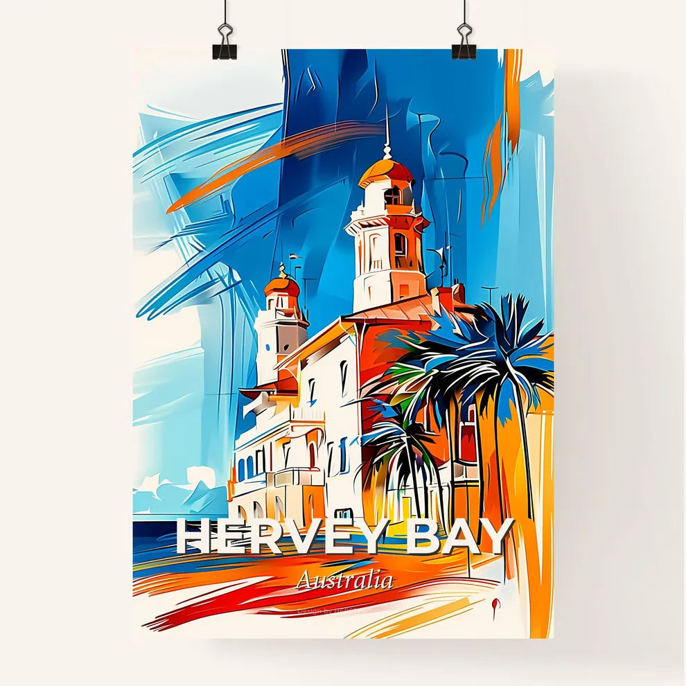 Vibrant Hervey Bay, Australia Poster