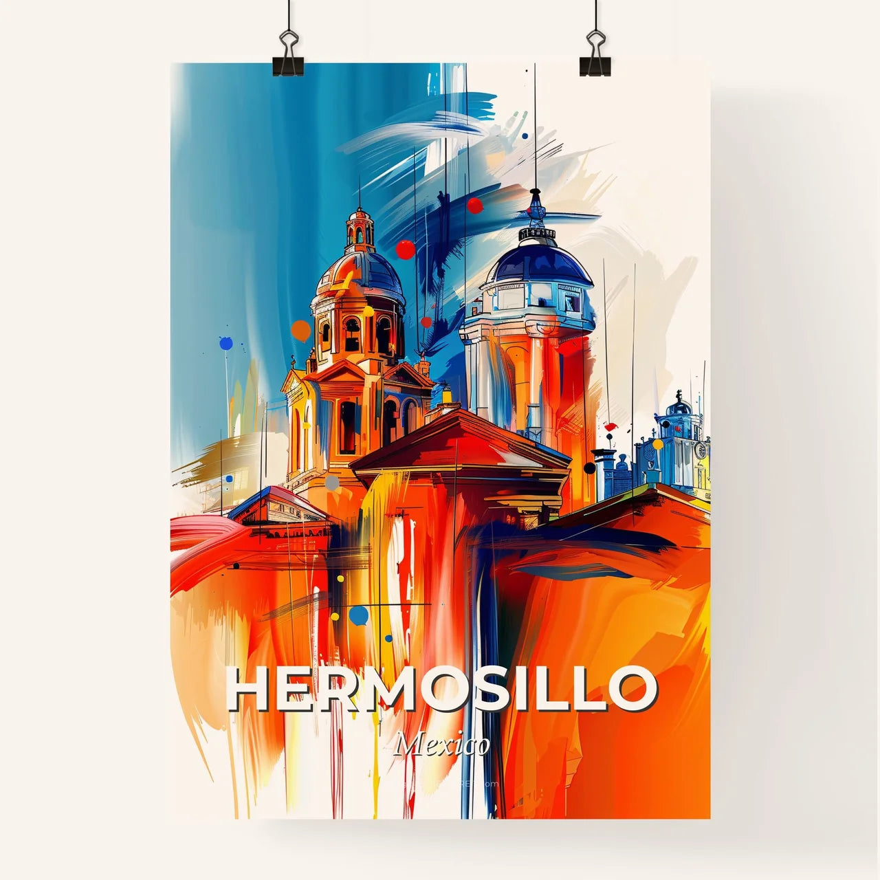 Vibrant Hermosillo, Mexico Poster