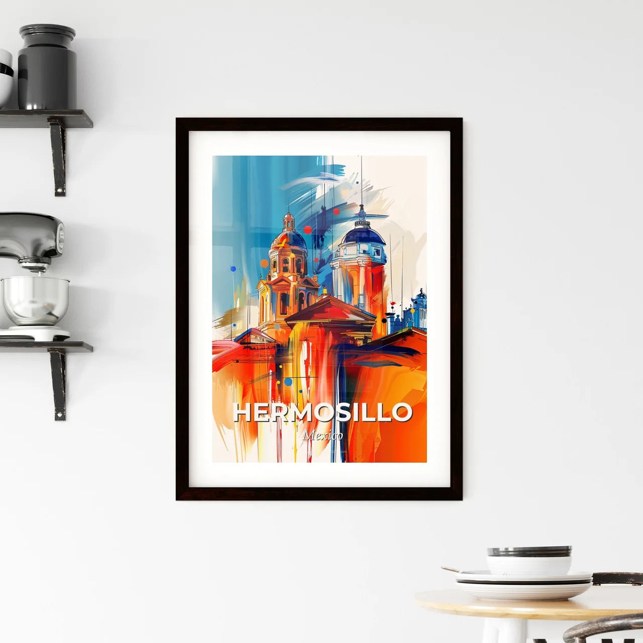 Vibrant Hermosillo, Mexico Framed Print