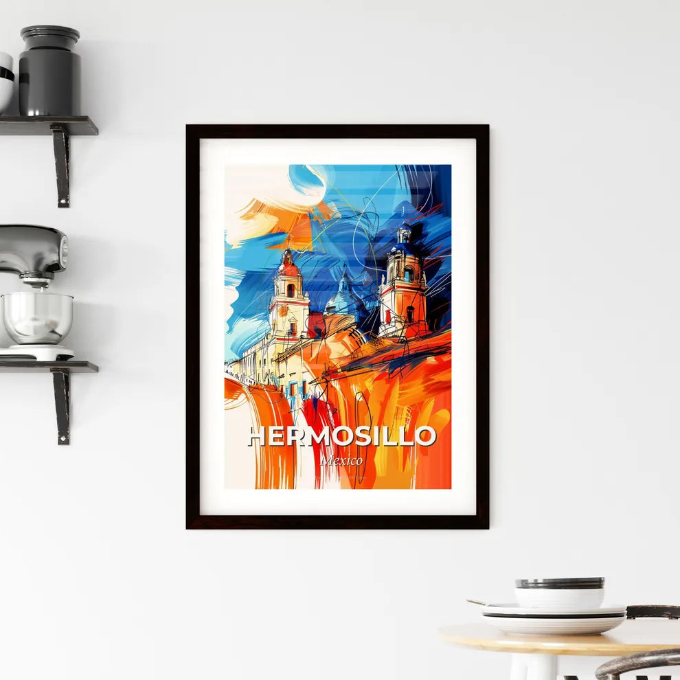 Vibrant Hermosillo, Mexico Framed Print