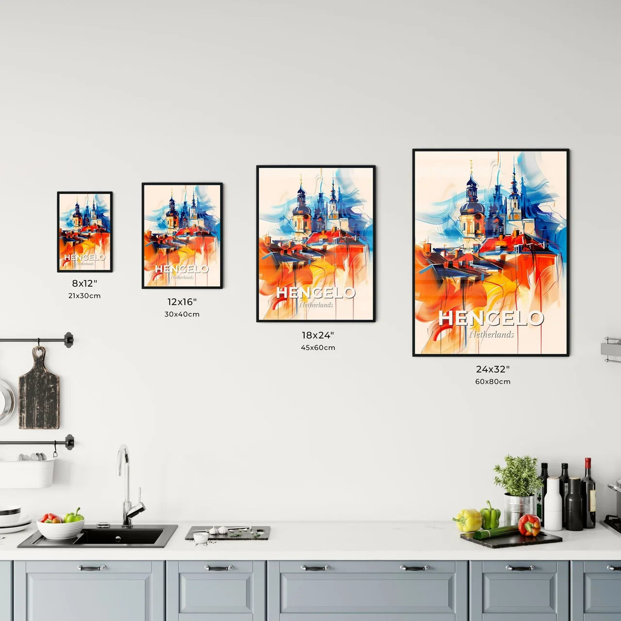 Vibrant Hengelo, Netherlands Kitchen Art