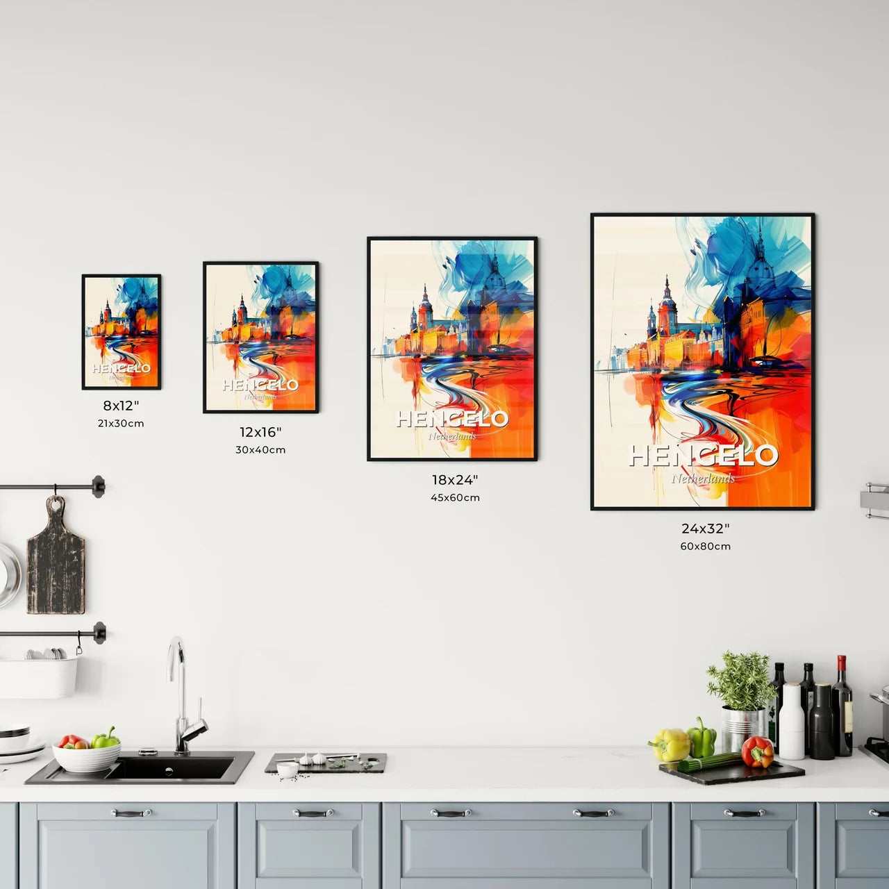 Vibrant Hengelo, Netherlands Kitchen Art