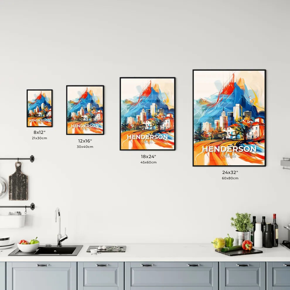 Vibrant Henderson, Nevada Kitchen Art