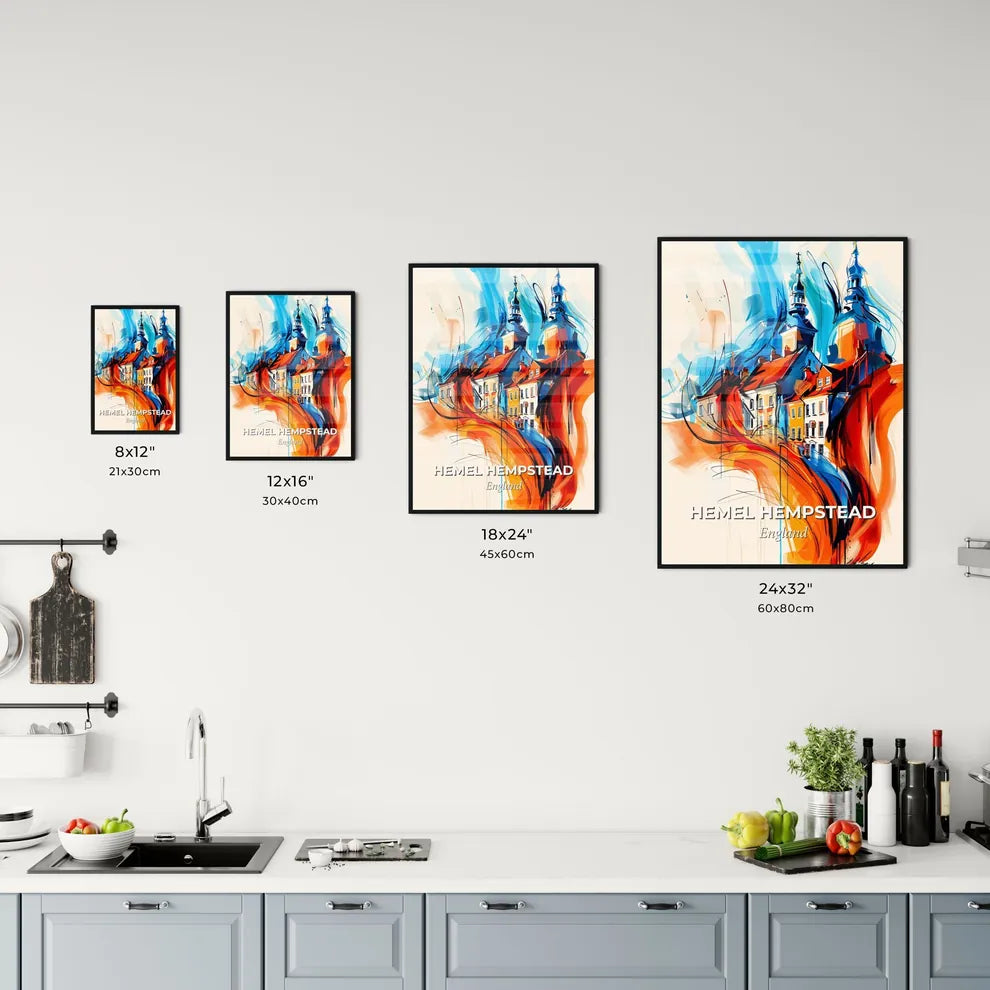 Vibrant Hemel Hempstead, England Kitchen Art