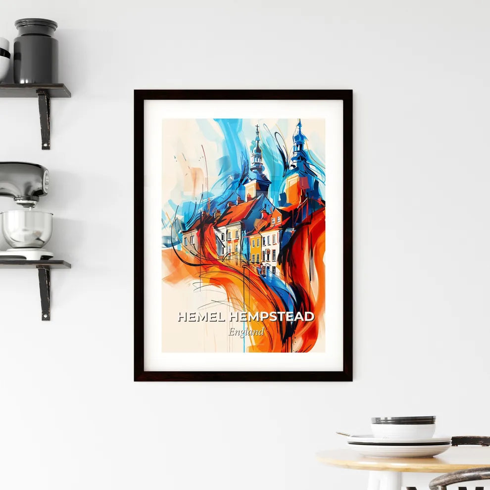 Vibrant Hemel Hempstead, England Framed Print