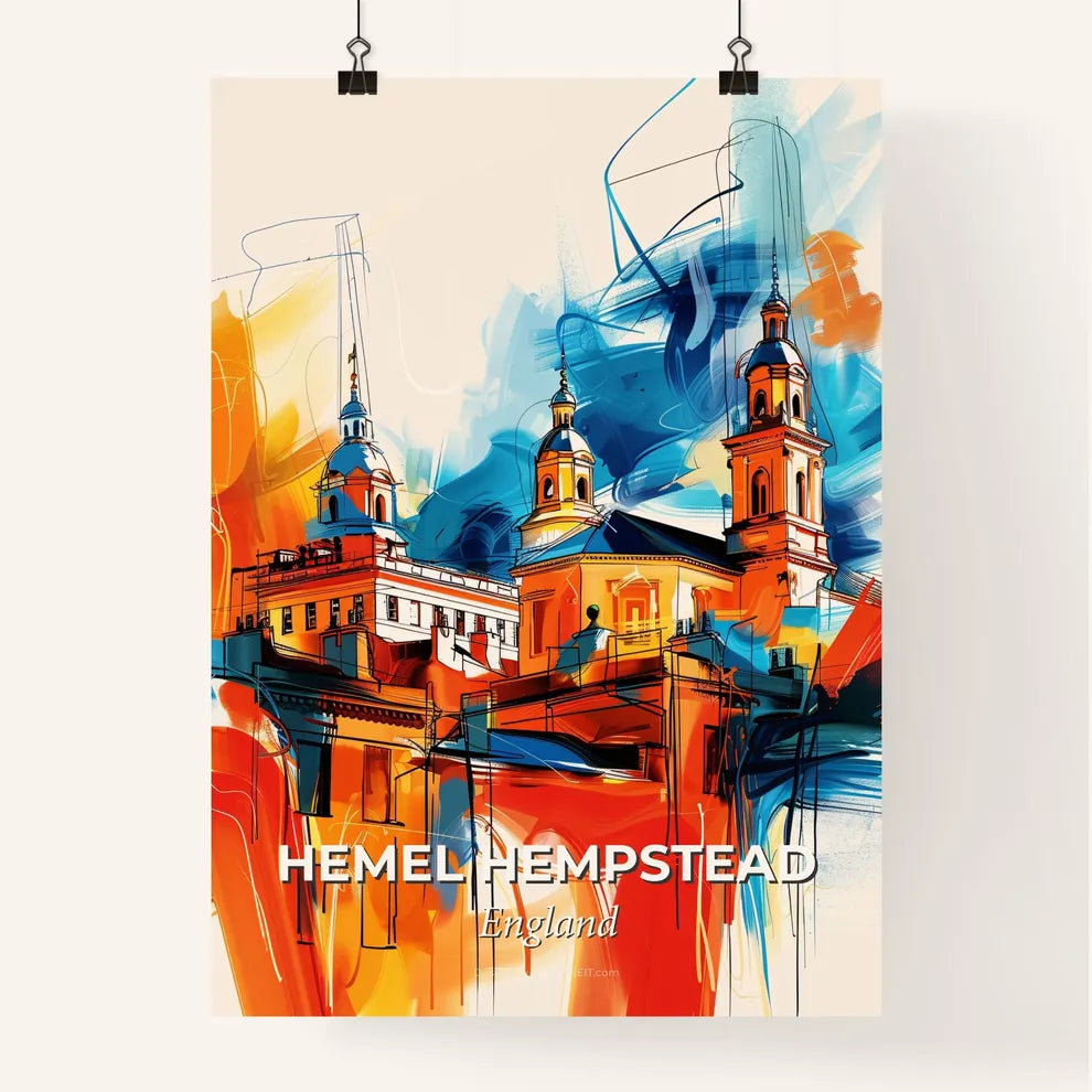 Vibrant Hemel Hempstead, England Poster