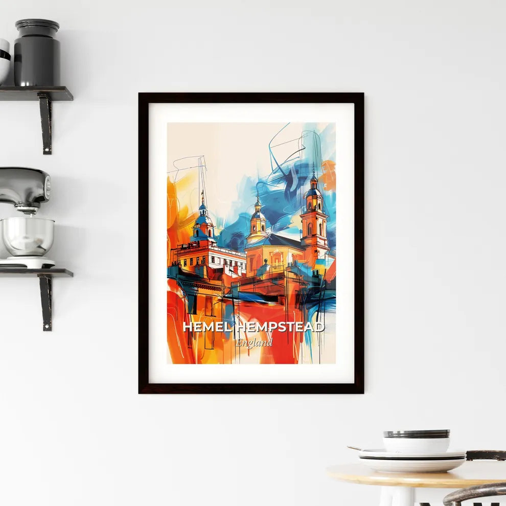 Vibrant Hemel Hempstead, England Framed Print