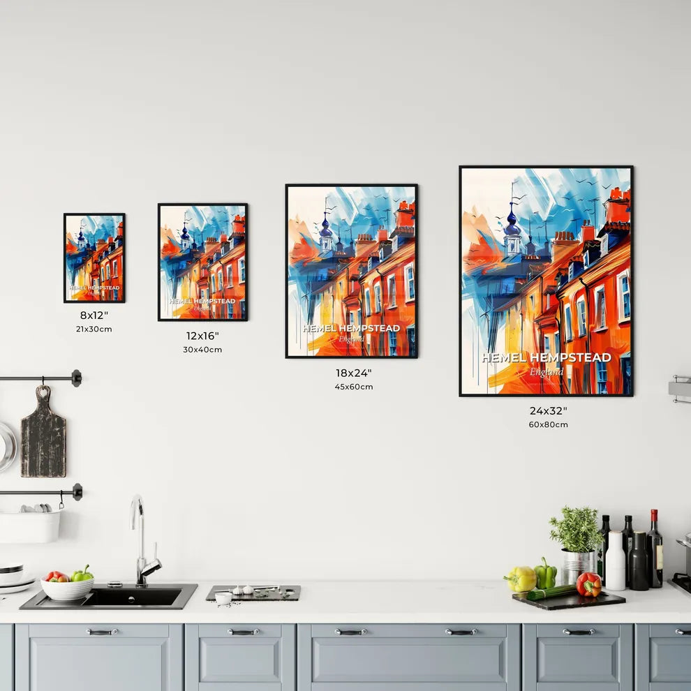 Vibrant Hemel Hempstead, England Kitchen Art