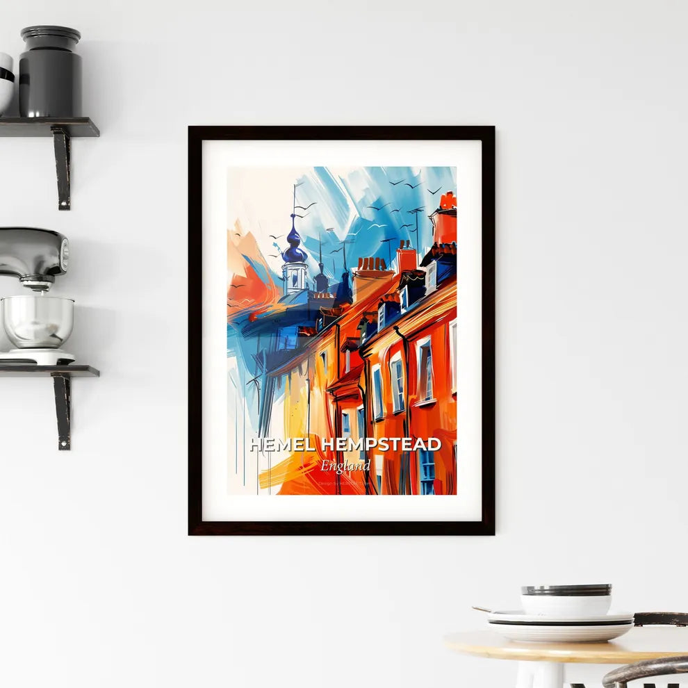 Vibrant Hemel Hempstead, England Framed Print