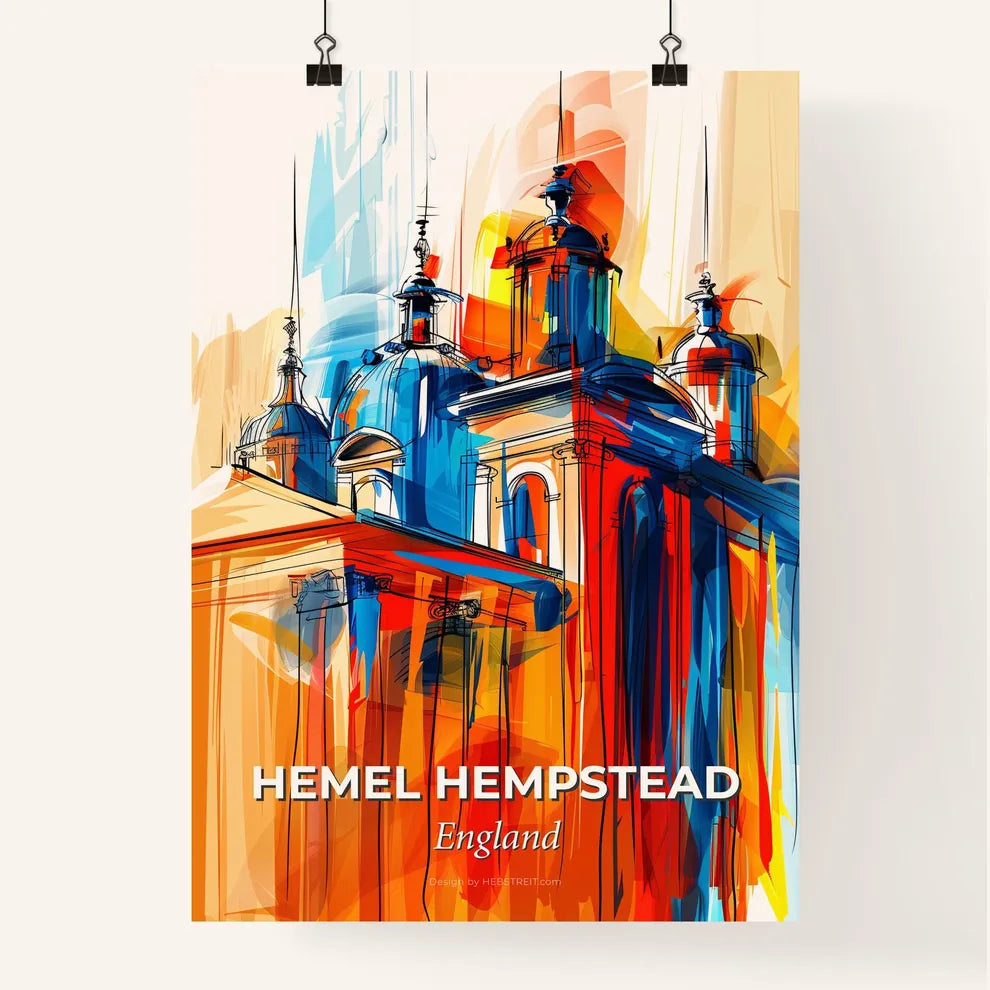 Vibrant Hemel Hempstead, England Poster