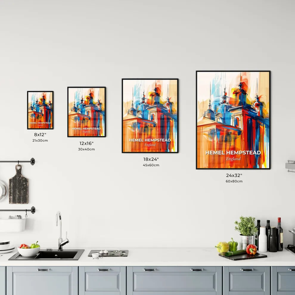 Vibrant Hemel Hempstead, England Kitchen Art