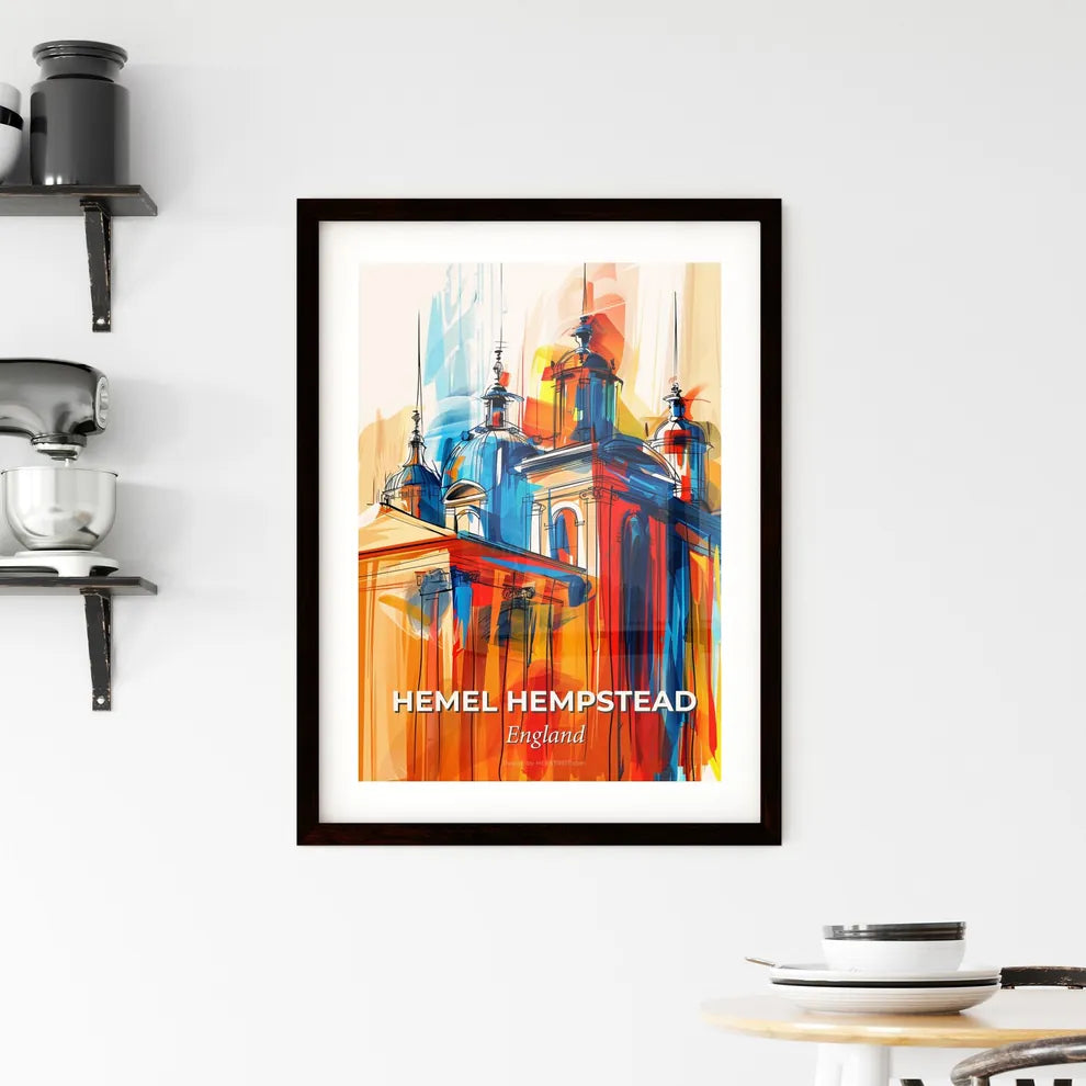 Vibrant Hemel Hempstead, England Framed Print