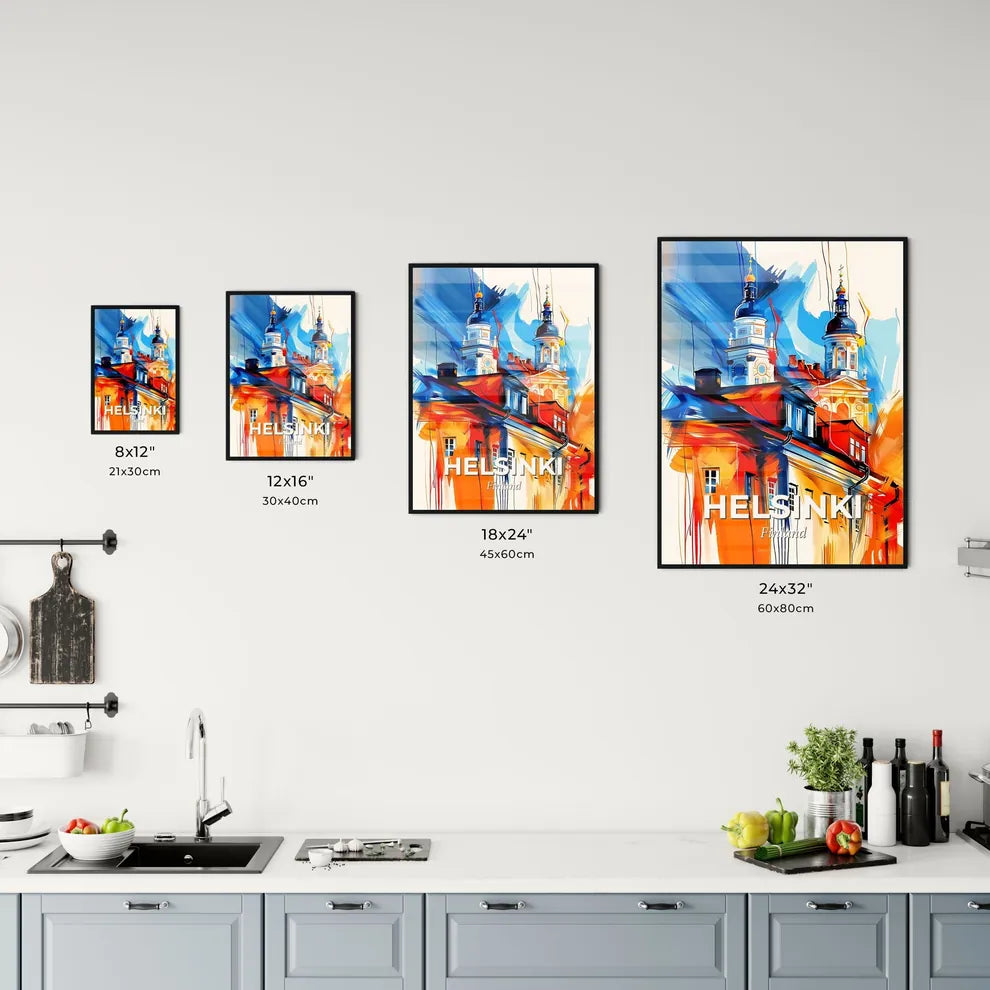 Vibrant Helsinki, Finland Kitchen Art
