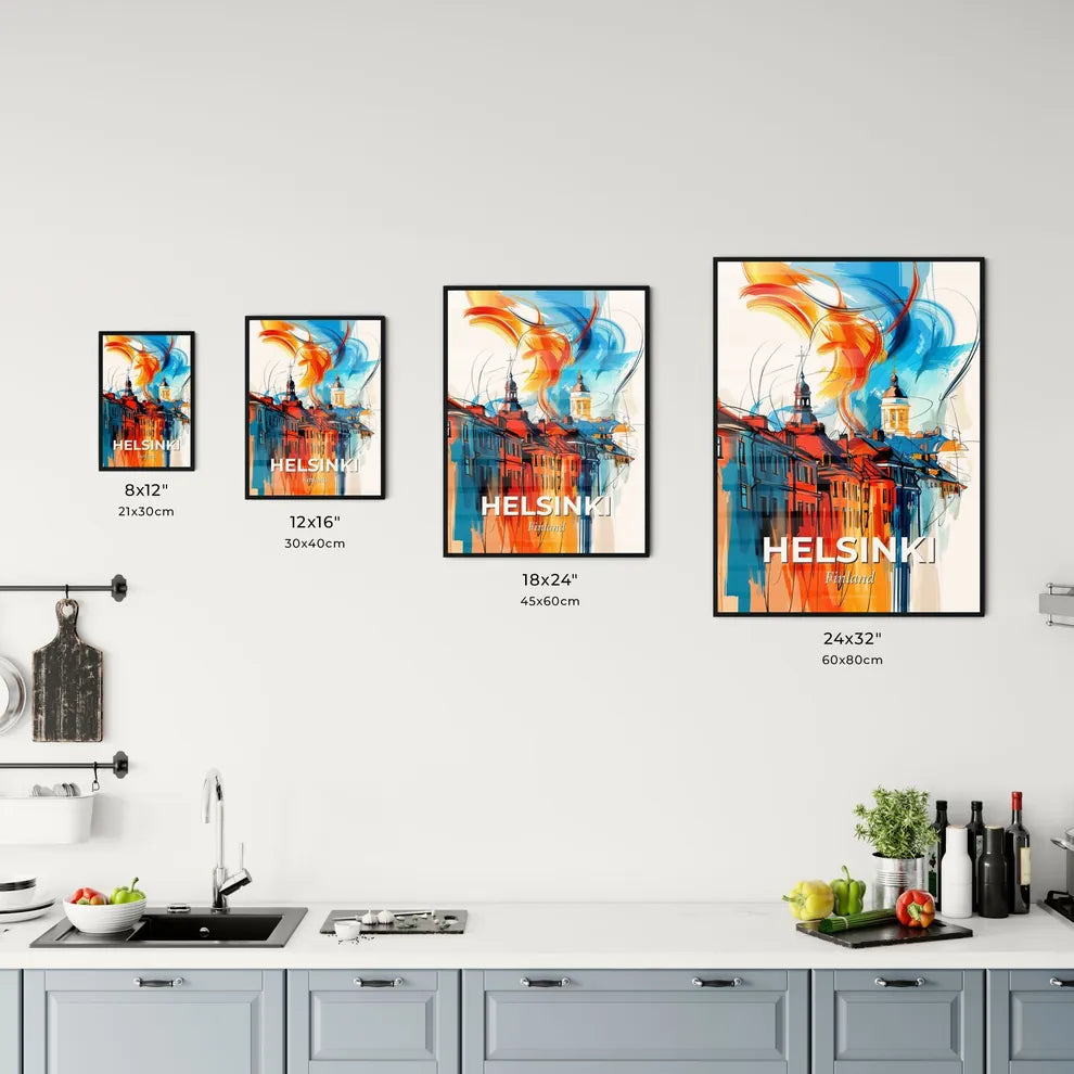 Vibrant Helsinki, Finland Kitchen Art