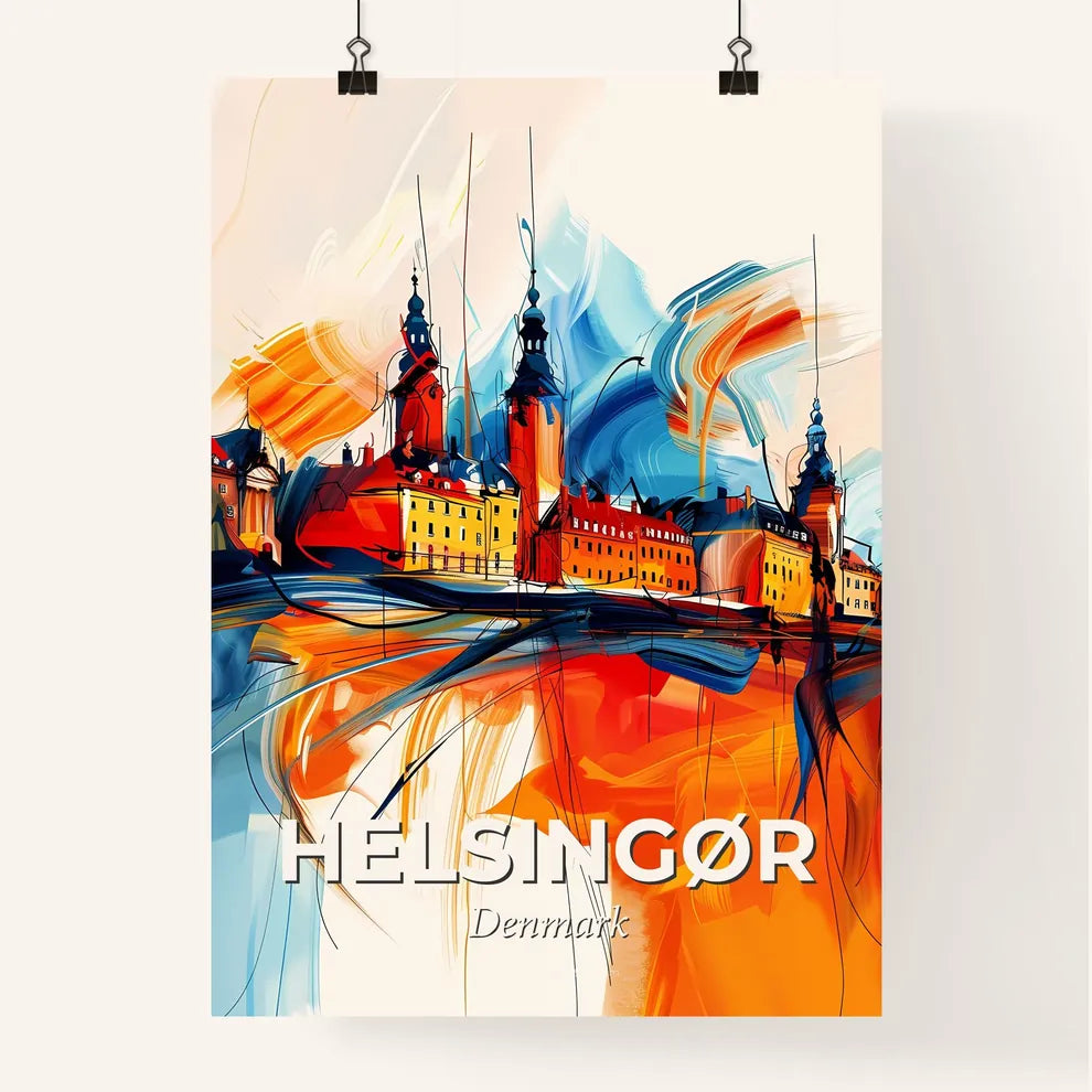 Vibrant Helsingør, Denmark Poster