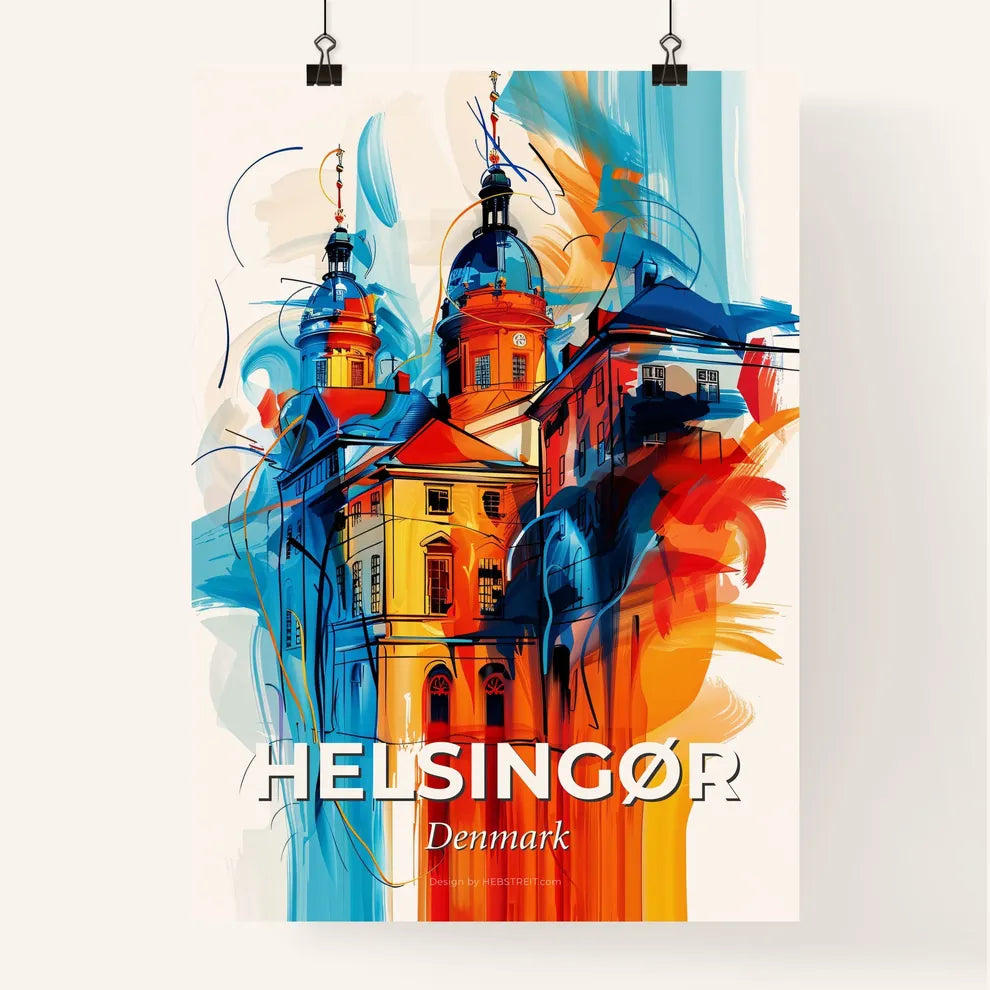 Vibrant Helsingør, Denmark Poster