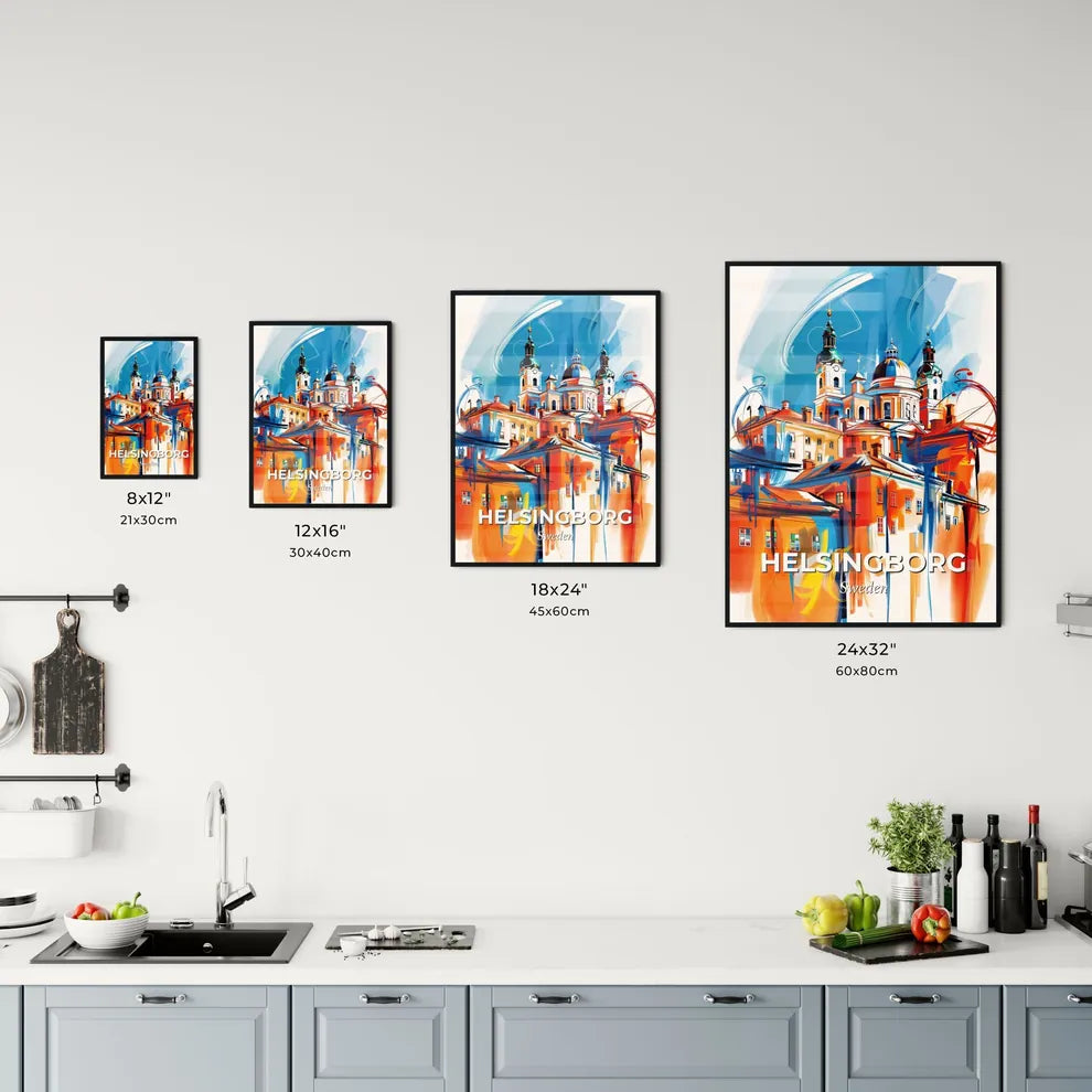 Vibrant Helsingborg, Sweden Kitchen Art