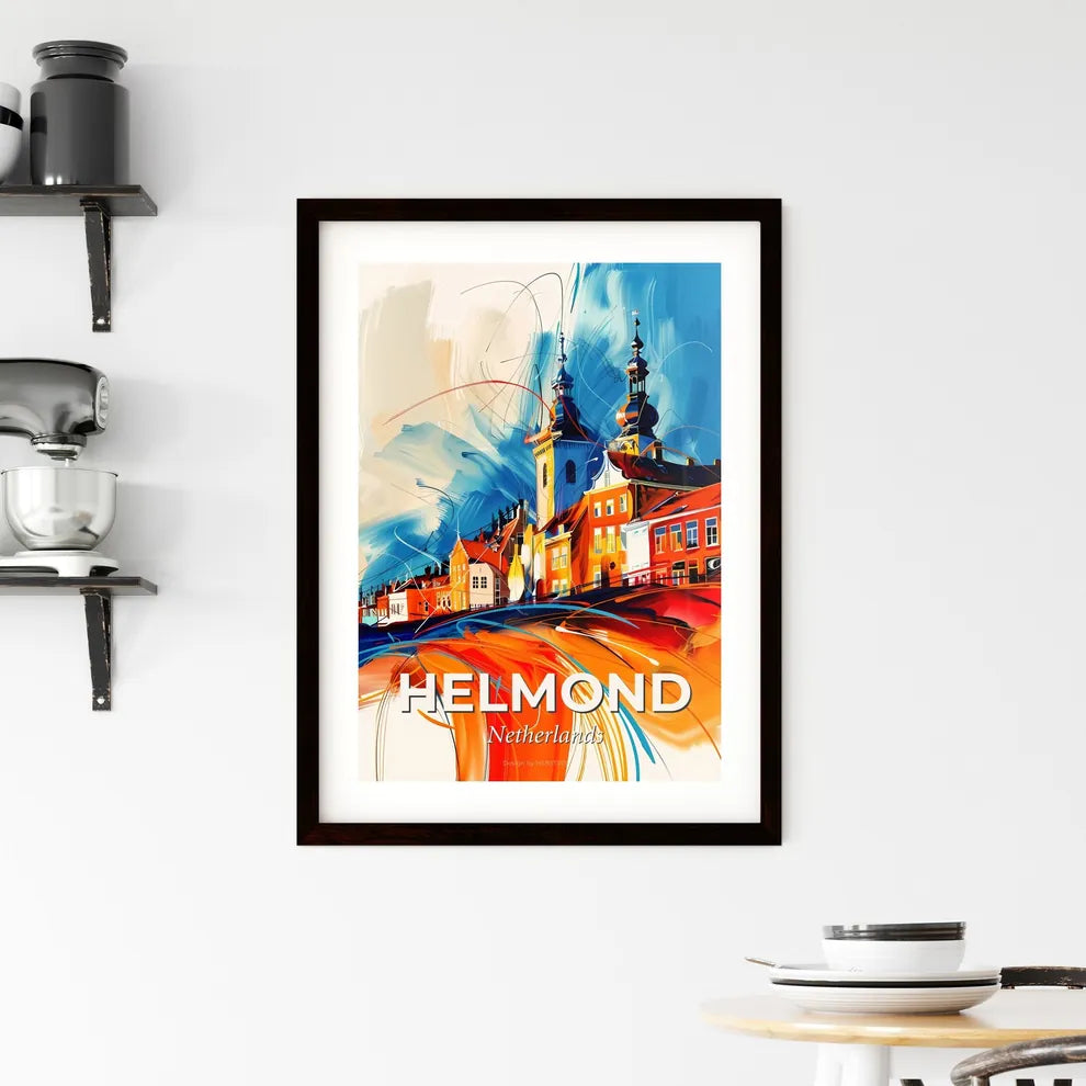 Vibrant Helmond, Netherlands Framed Print