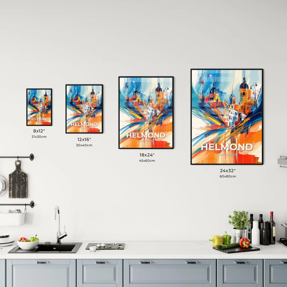 Vibrant Helmond, Netherlands Kitchen Art