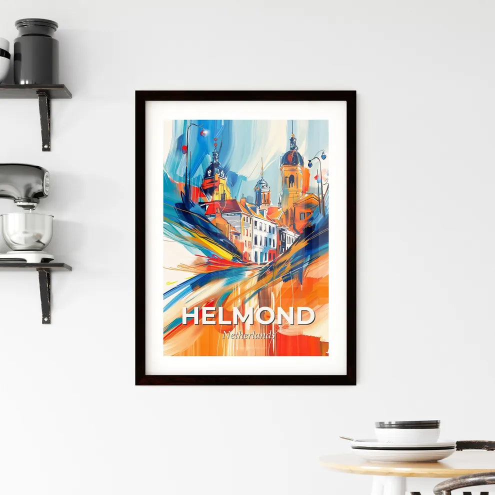 Vibrant Helmond, Netherlands Framed Print