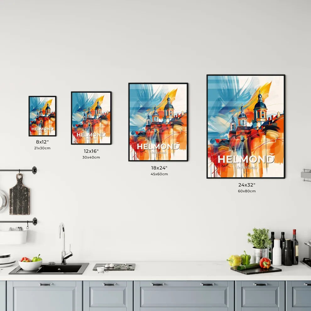 Vibrant Helmond, Netherlands Kitchen Art