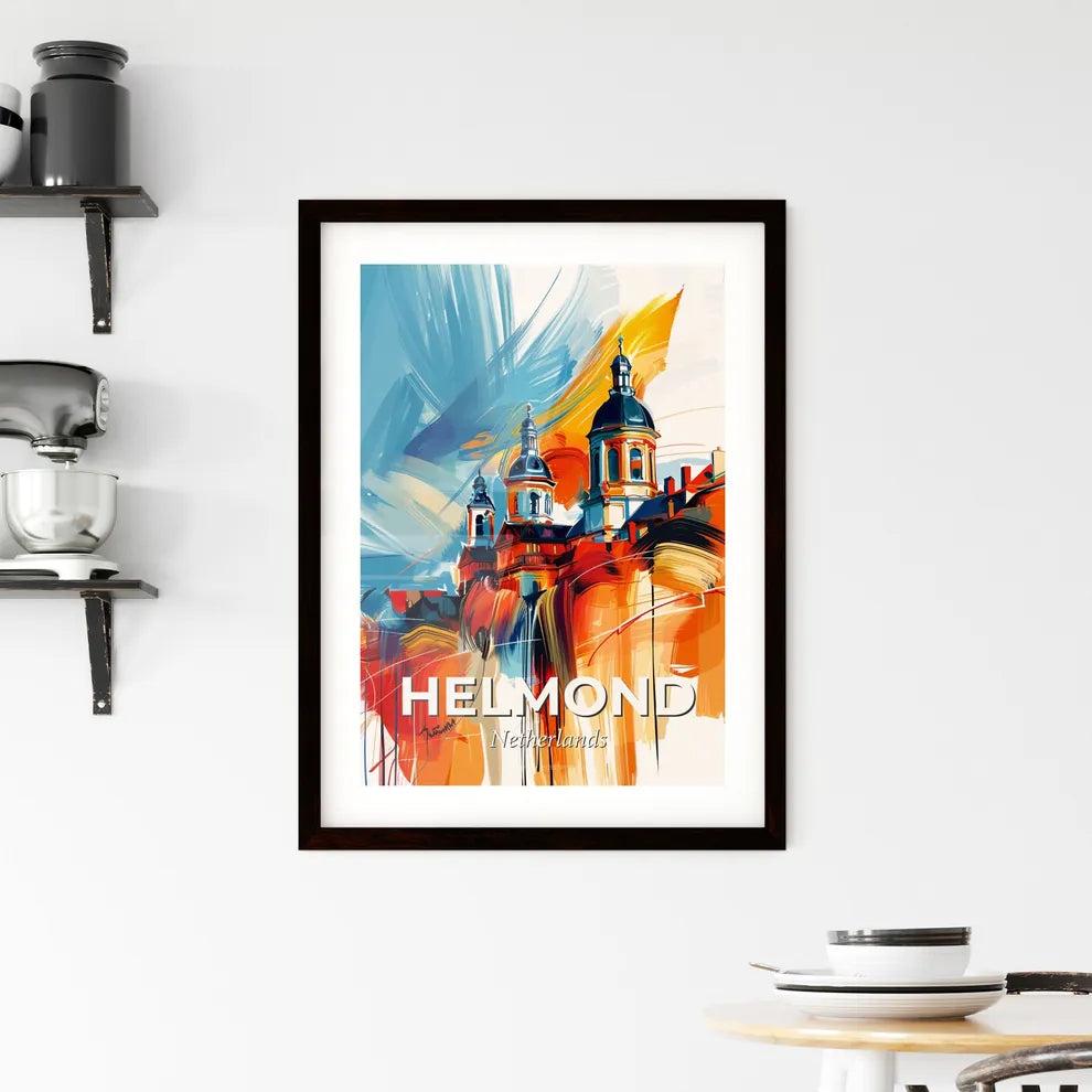 Vibrant Helmond, Netherlands Framed Print