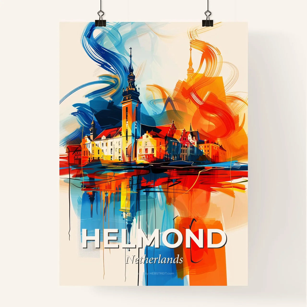 Vibrant Helmond, Netherlands Poster