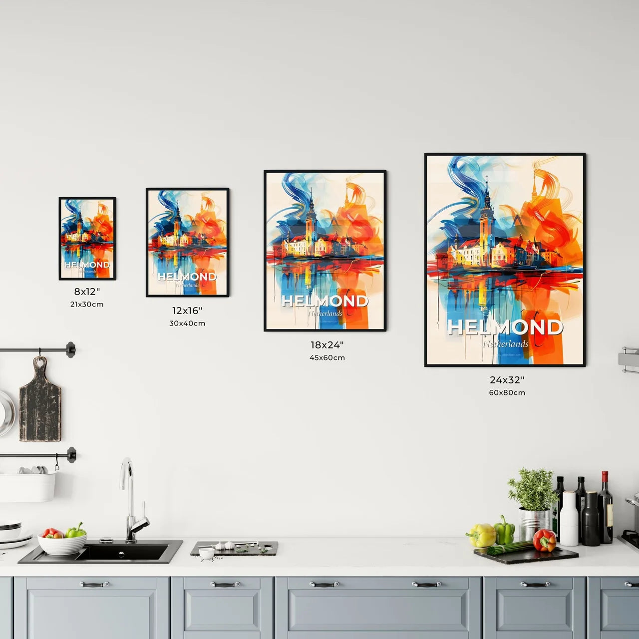 Vibrant Helmond, Netherlands Kitchen Art
