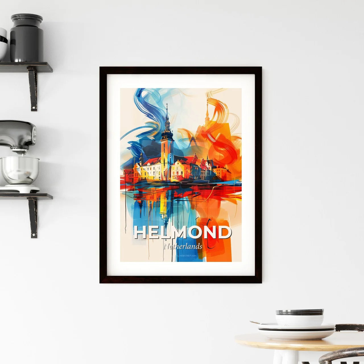 Vibrant Helmond, Netherlands Framed Print