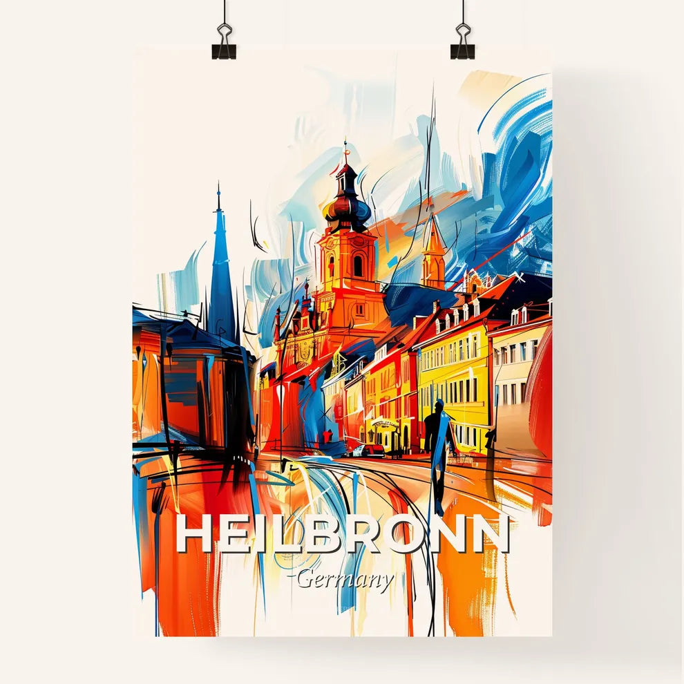 Vibrant Heilbronn, Germany Poster