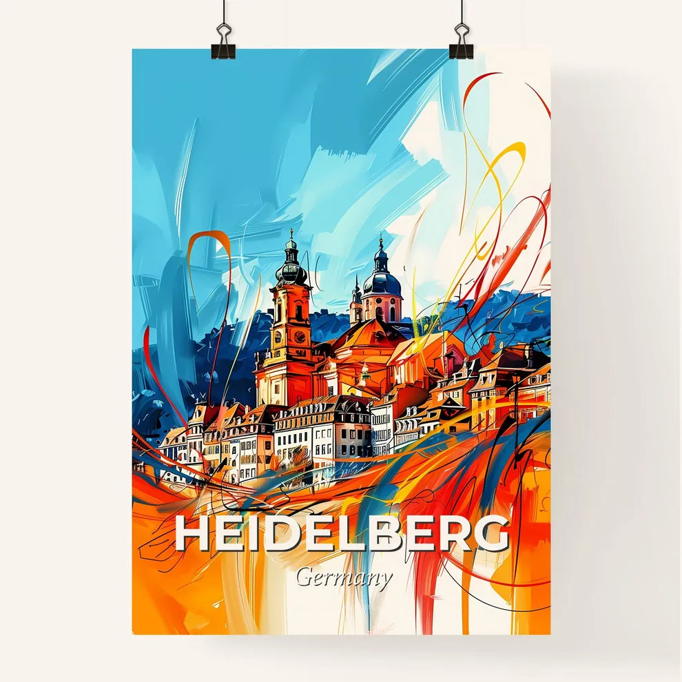 Vibrant Heidelberg, Germany Poster