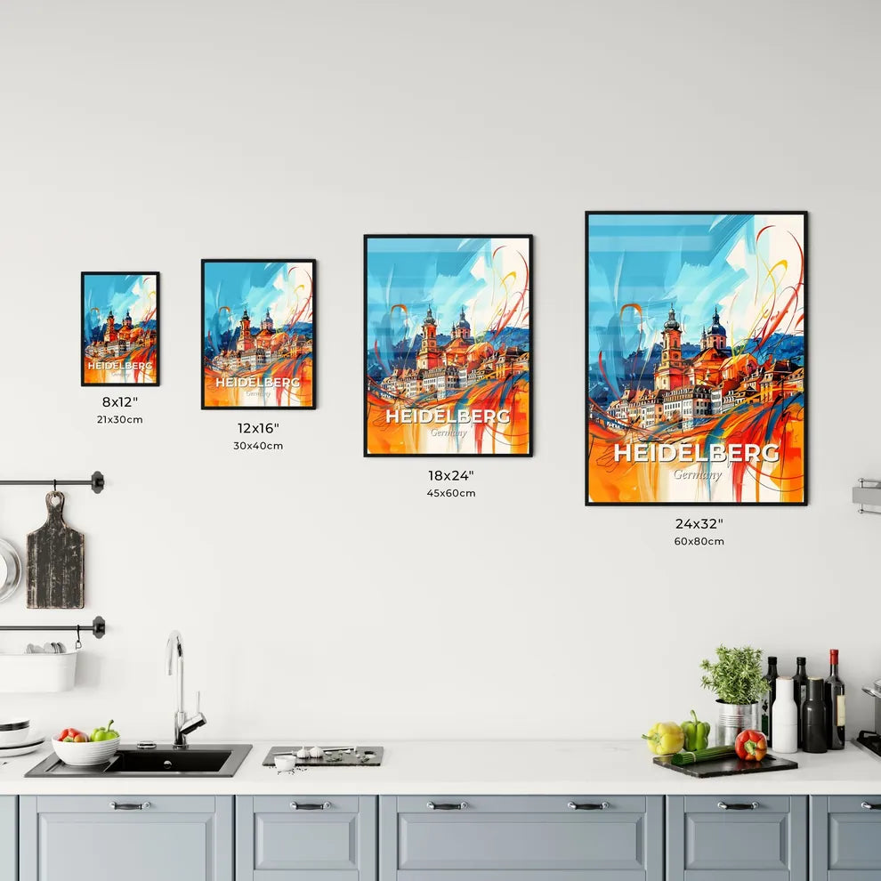 Vibrant Heidelberg, Germany Kitchen Art