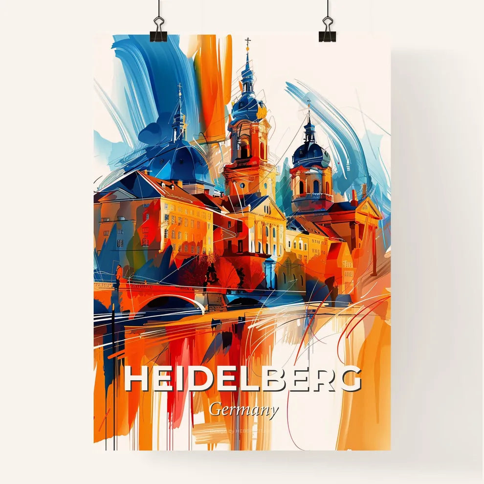 Vibrant Heidelberg, Germany Poster