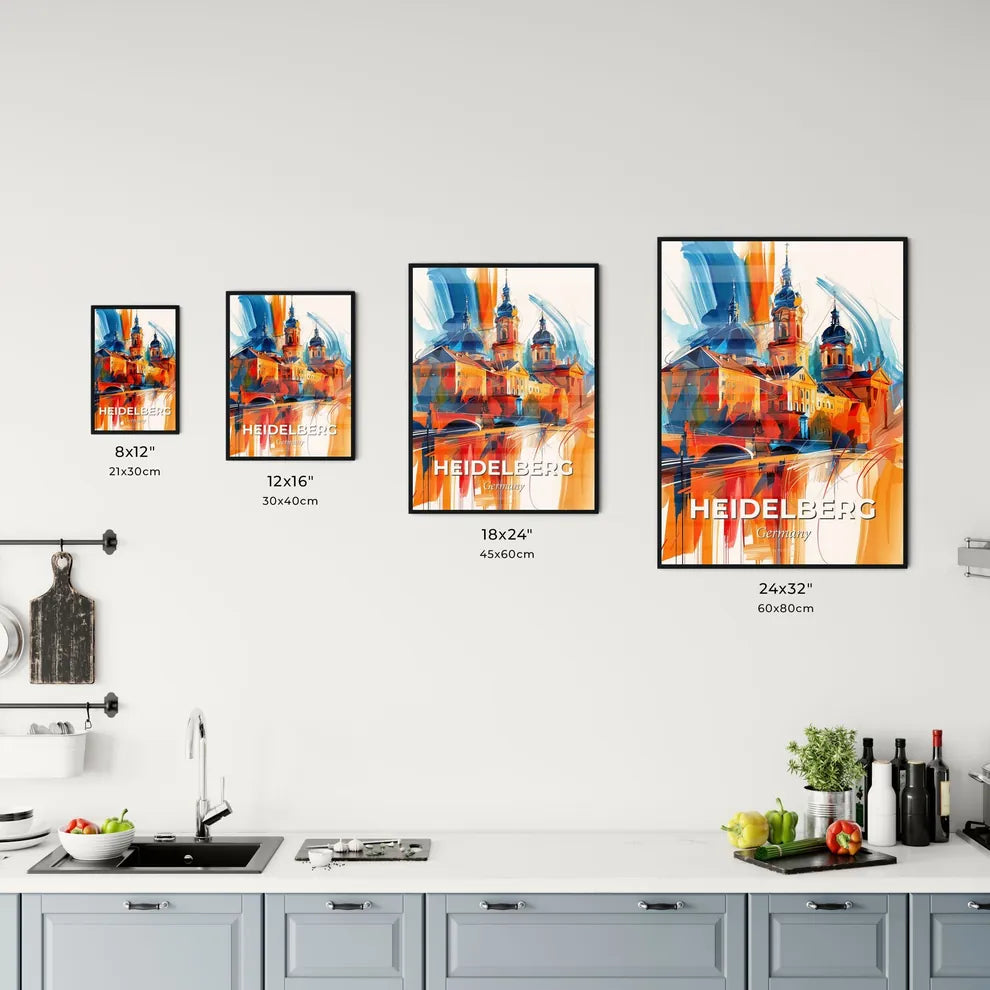 Vibrant Heidelberg, Germany Kitchen Art