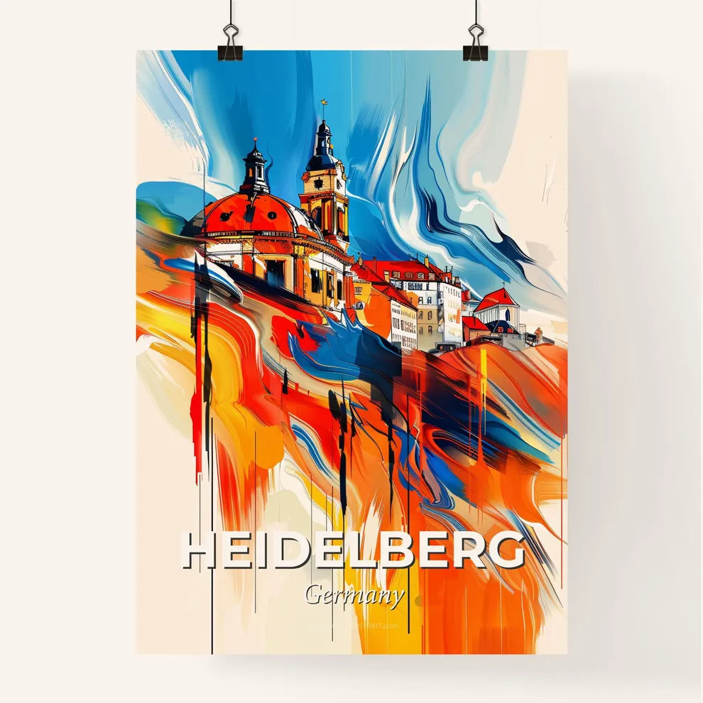Vibrant Heidelberg, Germany Poster